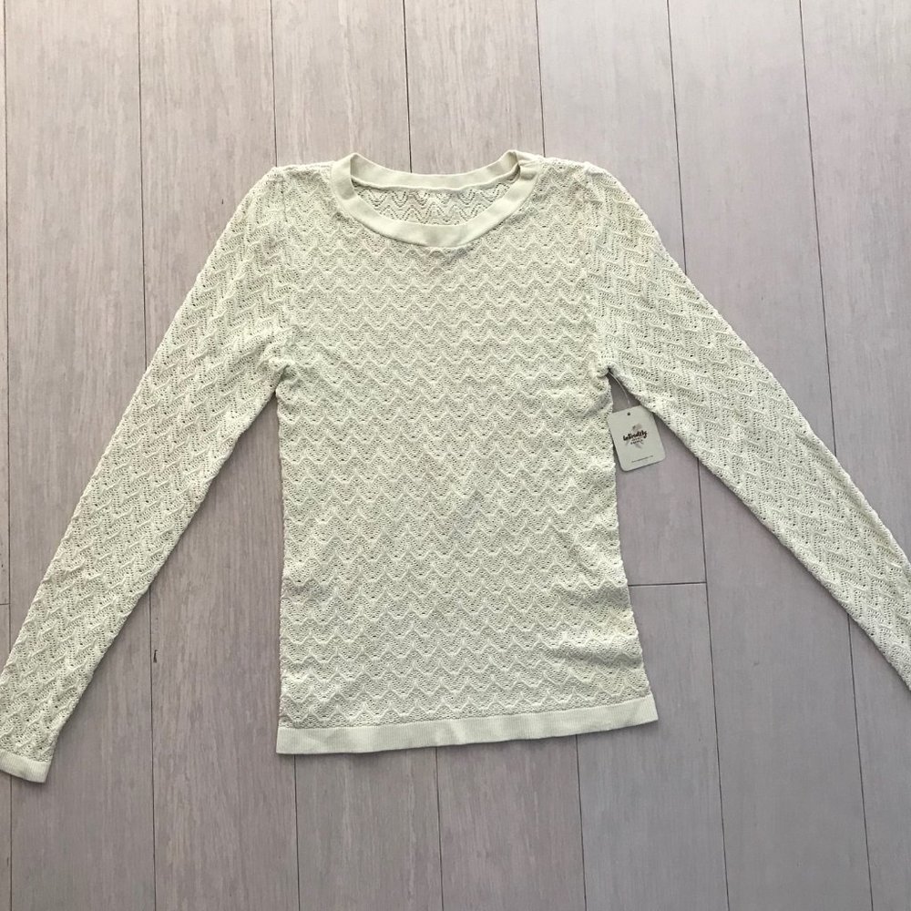 NWT Intimately Free People Women Ivory Top Sz M-L